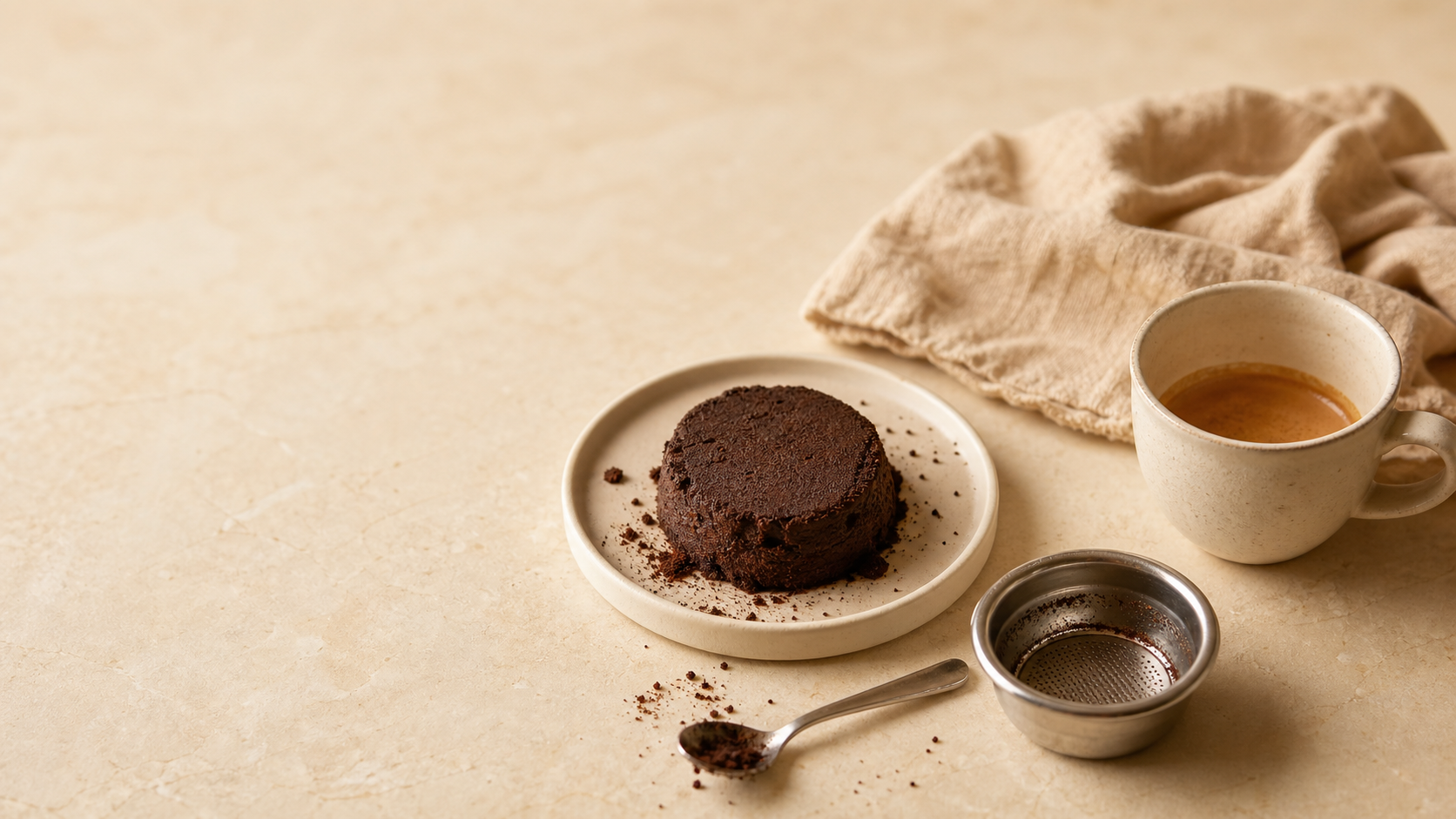 Contextual scene relating to: Breville Bambino Plus Wet or Muddy Puck: What to Check First.